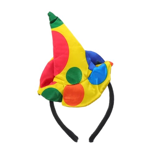 WOFASHPURET 2Stücke Clown Haarbänder für Erwachsene Kopfschmuck für Karneval Fasching und Bühnenaufführungen Langlebig und Auffällig von WOFASHPURET