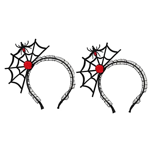WOFASHPURET 2Stücke Halloween Haarreif Mit Spinnen Kopfbedeckung Für Karneval Und Halloween Partys Damen Und Sorgt Für Einzigartige Festtagsatmosphäre WOFASHPURET 2Stücke Halloween Haarreif Mit Spinnen Kopfbedeckung Für Karneval Und Halloween Partys Damen Und Sorgt Für Einzigartige Festtagsatmosphäre von WOFASHPURET