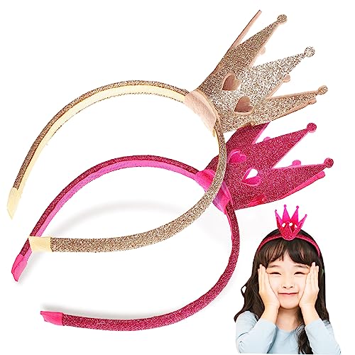 WOFASHPURET 2Stücke Krone Haarreif Glitzerndes Kopfschmuck für Partys Geburtstagsfeiern Karnevale und Weihnachten Leicht und Bequem Perfektes Haarzubehör WOFASHPURET 2Stücke Krone Haarreif Glitzerndes Kopfschmuck für Partys Geburtstagsfeiern Karnevale und Weihnachten Leicht und Bequem Perfektes Haarzubehör von WOFASHPURET