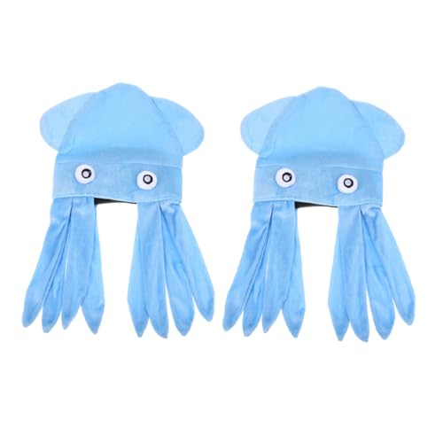 WOFASHPURET 2pcs Octopus Hut Für Erwachsene Und Kinder Lustige Und Verrückte Hüte Kostüm Kopfbedeckung Für Partyhut Halloween Geburtstagsfeier Vorräte von WOFASHPURET