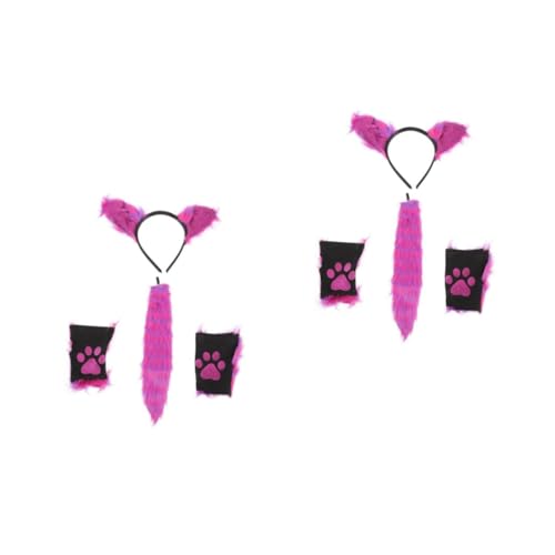 WOFASHPURET 2sätze Furry Tierohren Haarreif Mit Fuchsschwanz Und Handschuhen Kuschelige Cosplay Kostüm Requisiten Für Halloween Und Partys Für Und Kostümball WOFASHPURET 2sätze Furry Tierohren Haarreif Mit Fuchsschwanz Und Handschuhen Kuschelige Cosplay Kostüm Requisiten Für Halloween Und Partys Für Und Kostümball von WOFASHPURET