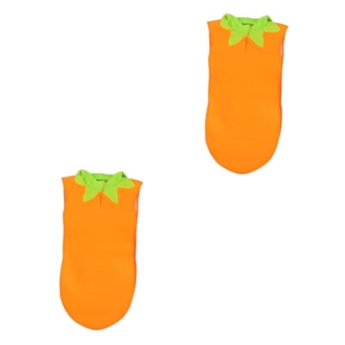 WOFASHPURET 2st Karottenkostüm Osterkostüme Für Damen Lustiges Obstkostüm Karotten-kostümzubehör Cosplay Kostüm Karotte Osterkarotte-kostüm Kleidung M120 Geschenk Polyester (polyester) Gemüse von WOFASHPURET