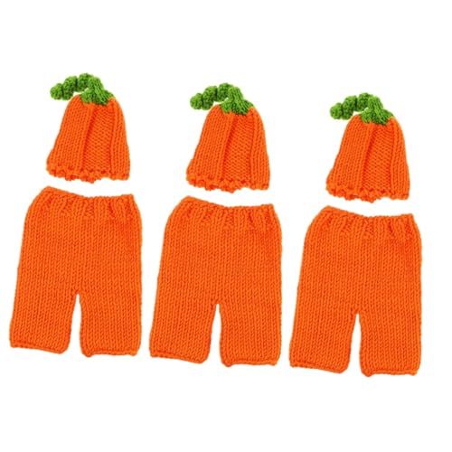 WOFASHPURET 3 Sätze Kürbis Anzug -stricktuch Säuglingsanzug Neugeborenes Kleidung -outfits Hosenanzug -pullover-kostüm Strickmütze Baumwollfaden Orange WOFASHPURET 3 Sätze Kürbis Anzug -stricktuch Säuglingsanzug Neugeborenes Kleidung -outfits Hosenanzug -pullover-kostüm Strickmütze Baumwollfaden Orange von WOFASHPURET