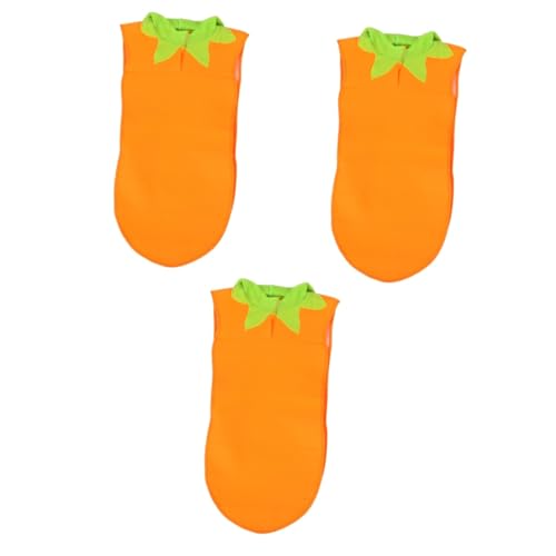 WOFASHPURET 3St Karottenkostüm Kostüm für Kinder halloween kostüm Outfit Kleidung Cosplay-Zubehör Maskerade-Party-Dekor Abschlussball Requisiten Dekorationen Kinderkostüme/Tanzkostüme von WOFASHPURET