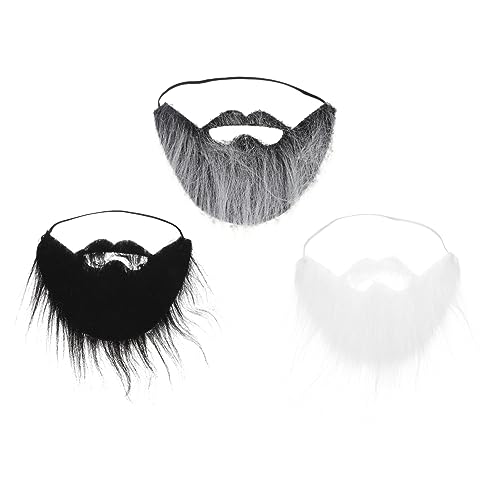 WOFASHPURET Fake Schnurrbart Schnurbart Fake Set Für Halloween Kostümpartys Lustige Schnurrbärte Cosplay Zubehör Für Erwachsene WOFASHPURET Fake Schnurrbart Schnurbart Fake Set Für Halloween Kostümpartys Lustige Schnurrbärte Cosplay Zubehör Für Erwachsene von WOFASHPURET