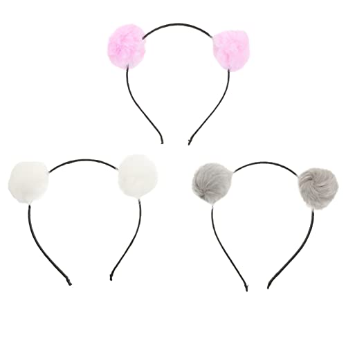 WOFASHPURET 3 Stück Teiliges Haarband mit Flauschigen Weichen Plüschbällen Stabiles Formbeständiges Design Einfaches Absetzen Dekorativer Haarschmuck für Mädchen für Alltag und Festlichkeiten WOFASHPURET 3 Stück Teiliges Haarband mit Flauschigen Weichen Plüschbällen Stabiles Formbeständiges Design Einfaches Absetzen Dekorativer Haarschmuck für Mädchen für Alltag und Festlichkeiten von WOFASHPURET