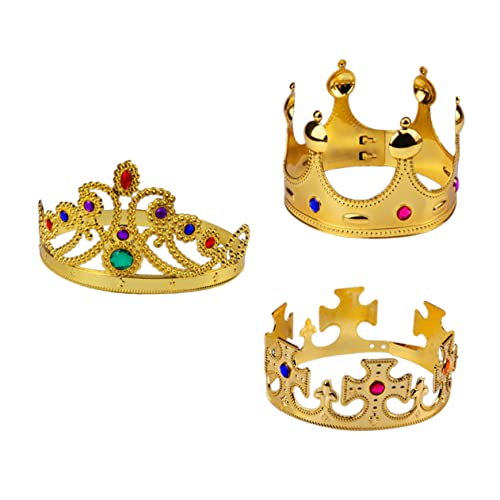 WOFASHPURET 3 Stück Teiliges Mädchen Haarreifen Zarte Goldene Diademe für Geburtstagsfeier Bühnenauftritt und Alltag Leichtes Langlebiges Material Modisches Accessoire für Junge Prinzessinnen WOFASHPURET 3 Stück Teiliges Mädchen Haarreifen Zarte Goldene Diademe für Geburtstagsfeier Bühnenauftritt und Alltag Leichtes Langlebiges Material Modisches Accessoire für Junge Prinzessinnen von WOFASHPURET
