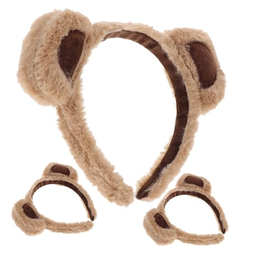 WOFASHPURET 3Stücke Bärenohren Stirnband Flauschiges Haarband für Bequemes Tierohren für Partys Cosplay Feiertage Hochwertiges Material WOFASHPURET 3Stücke Bärenohren Stirnband Flauschiges Haarband für Bequemes Tierohren für Partys Cosplay Feiertage Hochwertiges Material von WOFASHPURET