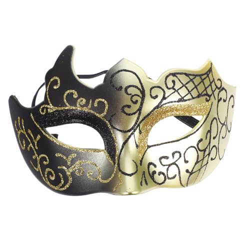 WOFASHPURET 4 Stück Halbgesichts-Flammenmaske venezianische Augenmaske Karneval-Kostüm Die halloween masken halloweenmaske Maskerade-Maske Requisite für Partyfotografie Maske für Frauen gemalt von WOFASHPURET