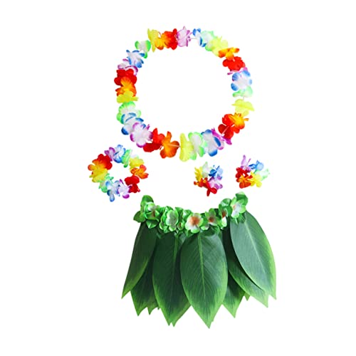 WOFASHPURET 5 Stück Blattrockanzug hawaiianischer Blattrock tropische Themenparty Grüner Blumenrock igelkostümkinder hawaii outfit hawaiianische kleider für Tropisches Outfit Luau-Rock WOFASHPURET 5 Stück Blattrockanzug hawaiianischer Blattrock tropische Themenparty Grüner Blumenrock igelkostümkinder hawaii outfit hawaiianische kleider für Tropisches Outfit Luau-Rock von WOFASHPURET