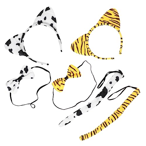 WOFASHPURET 6 Stück Tierkopfschmuck Haarband Kostüm Stirnband Hunde mädchen stirnbänder Tier-Cosplay- Bogen Pfote Hase Tier-Cosplay-Accessoire Cartoon Tierschwanz Stoff WOFASHPURET 6 Stück Tierkopfschmuck Haarband Kostüm Stirnband Hunde mädchen stirnbänder Tier-Cosplay- Bogen Pfote Hase Tier-Cosplay-Accessoire Cartoon Tierschwanz Stoff von WOFASHPURET