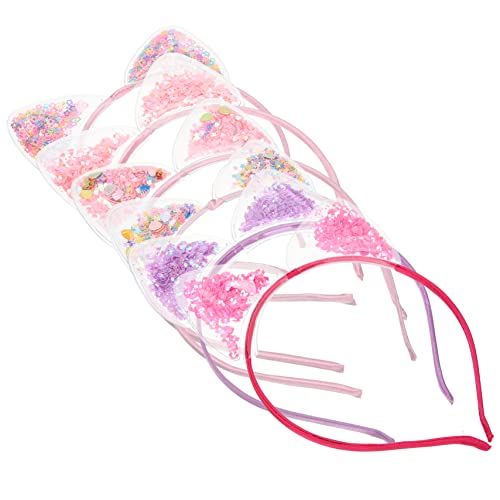 WOFASHPURET 6Stücke Katzenohr Haarband mit Pailletten Universelles Leichtes Design für Cosplay Partys und Süß WOFASHPURET 6Stücke Katzenohr Haarband mit Pailletten Universelles Leichtes Design für Cosplay Partys und Süß von WOFASHPURET