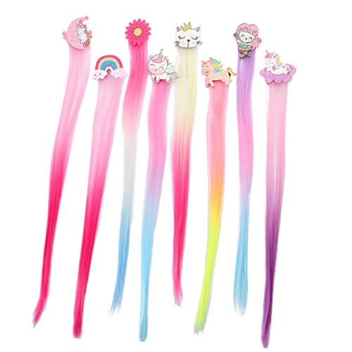WOFASHPURET 8Stücke Haarclips für Teiliges Haarzubehör mit Bunten Perücken für Feste für Halloween Karneval Geburtstagsfeiern und Cosplay WOFASHPURET 8Stücke Haarclips für Teiliges Haarzubehör mit Bunten Perücken für Feste für Halloween Karneval Geburtstagsfeiern und Cosplay von WOFASHPURET