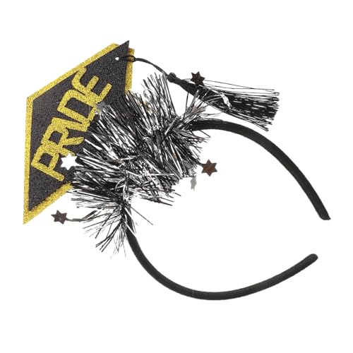 WOFASHPURET Abschlussfeier Stirnband Stirnband Graduierung Haarschmuck Abschlusskostüm Grad-haar-accessoires Zubehör Für Abschlusskappen Junggesellenhaarband Abschlussdekor Plastik von WOFASHPURET