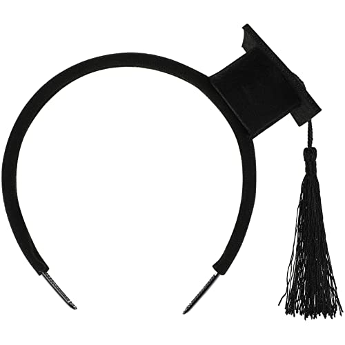 WOFASHPURET Abschlusskappen-Stirnband Mit Mini-Quaste Festes Anti-Fall-Haarband Hut-Accessoires Für Absolventen Studenten Party-Dekoration Einheitsgröße WOFASHPURET Abschlusskappen-Stirnband Mit Mini-Quaste Festes Anti-Fall-Haarband Hut-Accessoires Für Absolventen Studenten Party-Dekoration Einheitsgröße von WOFASHPURET