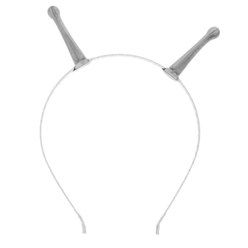 WOFASHPURET Außerirdischer Stirnband Kostüm Haarreif Silbern für Halloween Karneval Cosplay Party Damen Zubehör WOFASHPURET Außerirdischer Stirnband Kostüm Haarreif Silbern für Halloween Karneval Cosplay Party Damen Zubehör von WOFASHPURET