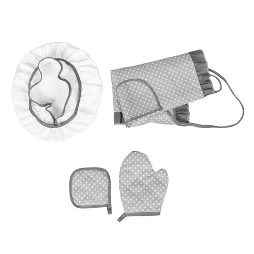 WOFASHPURET Kinderschürzen-set - Kochschürze Und Kochmütze Für Kinder Backset Mit Handschuh Und Topflappen Für Die Spielküche WOFASHPURET Kinderschürzen-set - Kochschürze Und Kochmütze Für Kinder Backset Mit Handschuh Und Topflappen Für Die Spielküche von WOFASHPURET