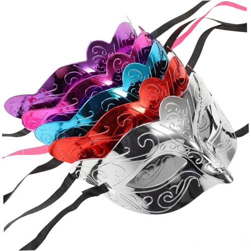 WOFASHPURET Bühnenmaske Party Halloween Maske Dekoration Karneval Cosplay Halbgesichtsmaske Kostüm von WOFASHPURET
