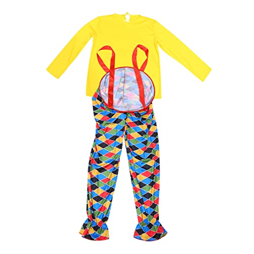 WOFASHPURET Clown-Kostüm Kleid Clownkostüm in Übergröße Erwachsene Party Halloweenkostüm Akt Halloween-Kostüm-Cosplay Halloween-Cosplay-Kostüm Clownkostüm für Damen Baumwolle von WOFASHPURET
