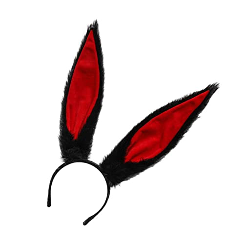 WOFASHPURET Cosplay Stirnband Mit Hasenohren Einzigartiges Party Kopf Für Haarreifen Mit Innenfutter Für Kostümpartys Und Halloween Events von WOFASHPURET