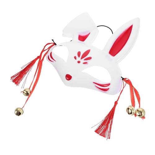 WOFASHPURET Halloween Cosplay Bunny Maske Realistische Wiederverwendbare Maske Für Festivals Und Partys Geeignet Für Halloween Karneval Maskeraden Und Rollenspiele von WOFASHPURET