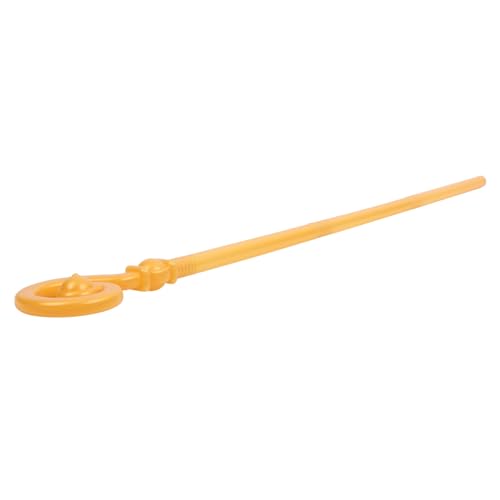 WOFASHPURET Das Des Cosplay-spazierstock Halloween-gehstock-Requisite Halloween Cane Rohrstütze Halloween Cosplay Zauberstab Requisite Halloween-Cosplay-Stock Golden Plastik von WOFASHPURET