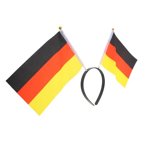 WOFASHPURET Deutschland Flagge Haarband Cheerleader Kopfschmuck für Fußballspiele und Festivals für Fans und Patriotische Feiern aus Strapazierfähigem Material Gefertigt von WOFASHPURET