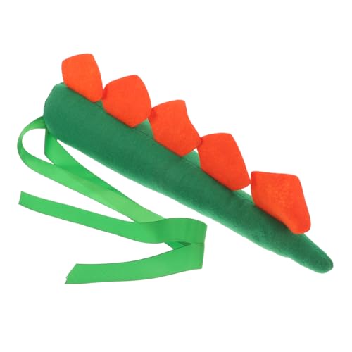 WOFASHPURET Dinosaurierkostüm Kostümschwänze Dinosaurier-Geburtstagsdekoration Schaum Party tierischer Dinosaurierschwanz Cosplay -Kostümschwanz Kostüm Stoff Green von WOFASHPURET