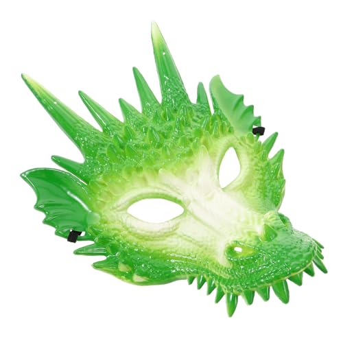 WOFASHPURET Dragon Drachenkopf Kunststoff Für Halloween Und Cosplay Tiermaske Für Partys Und Maskeraden Detailgetreu Und Auffällig von WOFASHPURET
