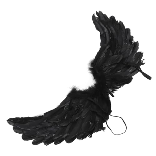 WOFASHPURET Engelsflügel Kostü Für ädchen Schwarze Teufelsflügel Für Halloween Und Karneval Perfekte Bühnenrequisiten Und Fotorequisiten Für Kostümpartys Und Cosplay WOFASHPURET Engelsflügel Kostü Für ädchen Schwarze Teufelsflügel Für Halloween Und Karneval Perfekte Bühnenrequisiten Und Fotorequisiten Für Kostümpartys Und Cosplay von WOFASHPURET