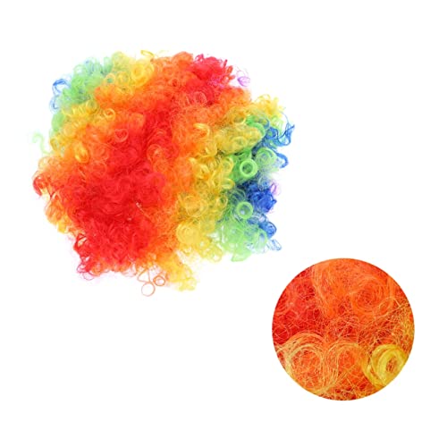 WOFASHPURET Farbige Perücke Süßes Clown Haarteil Kostüm Bunte Perücken Cosplay Halloween Farbige Perücken Gruselige Frauen Clown Perücke Erwachsene Schwarze Clown Perücke Jumbo WOFASHPURET Farbige Perücke Süßes Clown Haarteil Kostüm Bunte Perücken Cosplay Halloween Farbige Perücken Gruselige Frauen Clown Perücke Erwachsene Schwarze Clown Perücke Jumbo von WOFASHPURET