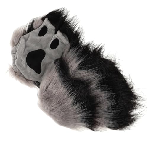 WOFASHPURET Flauschige Katzenpfoten Handschuhe für Mädchen Fingerlose Cosplay Handschuhe Weiche und Bequeme Winterhandschuhe im Tierdesign für Partys Karneval und Halloween WOFASHPURET Flauschige Katzenpfoten Handschuhe für Mädchen Fingerlose Cosplay Handschuhe Weiche und Bequeme Winterhandschuhe im Tierdesign für Partys Karneval und Halloween von WOFASHPURET