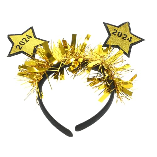 WOFASHPURET Glitzerndes Fünf Punkte Stern Stirnband Langlebiger Kopfschmuck für Frauen Vielseitig Einsetzbar für Neujahrs Weihnachts und Geburtstagsfeiern von WOFASHPURET