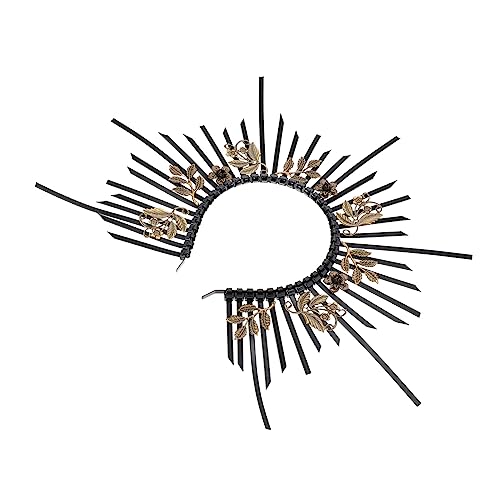 WOFASHPURET Gothic Heiligenschein Haarschmuck für Damen Stirnband für Festivals und Kostümparty Stilvolles Haarreif aus Langlebigem Material für Hochzeiten und Spezielle WOFASHPURET Gothic Heiligenschein Haarschmuck für Damen Stirnband für Festivals und Kostümparty Stilvolles Haarreif aus Langlebigem Material für Hochzeiten und Spezielle von WOFASHPURET