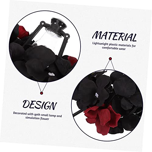 WOFASHPURET Gothic Horn Headband Stretchable Lightweight Plastic Teufelshörner Kopfschmuck Halloween Cosplay für Party Performance Role Play WOFASHPURET Gothic Horn Headband Stretchable Lightweight Plastic Teufelshörner Kopfschmuck Halloween Cosplay für Party Performance Role Play von WOFASHPURET
