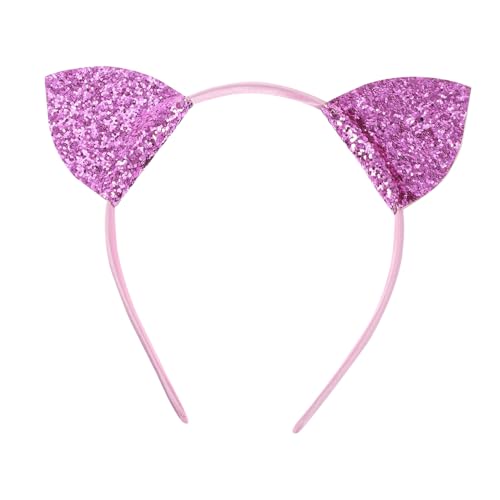 WOFASHPURET Haarreif mit Katzenohren Elastisch Niedlich Party Kopfschmuck für Karneval Geburtstag Kostümfest in Violett WOFASHPURET Haarreif mit Katzenohren Elastisch Niedlich Party Kopfschmuck für Karneval Geburtstag Kostümfest in Violett von WOFASHPURET