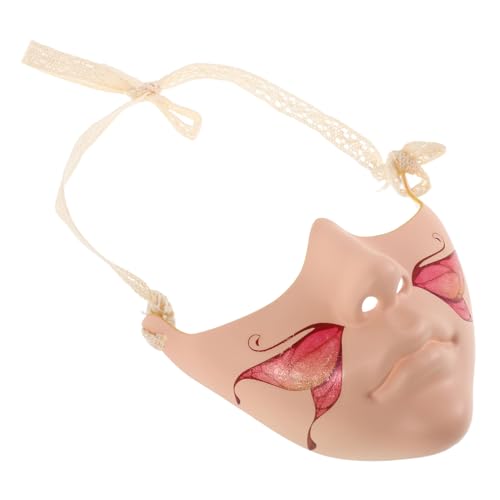 WOFASHPURET Halbe Gesichtsmaske Für Erwachsene Kunststoff Maske Für Halloween Karneval Und Fasching Lustige Maskerade Maske Für Dekorative Gesichtsmaske Für Festivals Und Partys WOFASHPURET Halbe Gesichtsmaske Für Erwachsene Kunststoff Maske Für Halloween Karneval Und Fasching Lustige Maskerade Maske Für Dekorative Gesichtsmaske Für Festivals Und Partys von WOFASHPURET