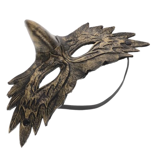 WOFASHPURET Halbmasken-cosplay Tiermasken Kostüm Vogel Maskerade-party- Halbgesichtsmaskenkostüm Adler-halbmaske Form Kostümzubehör Klaue Golden Pu- WOFASHPURET Halbmasken-cosplay Tiermasken Kostüm Vogel Maskerade-party- Halbgesichtsmaskenkostüm Adler-halbmaske Form Kostümzubehör Klaue Golden Pu- von WOFASHPURET