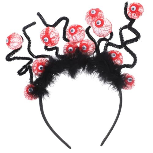 WOFASHPURET Halloween Augen Stirnband Cosplay Haarschmuck Party Dekoration Kostüm Zubehör für Halloween Karneval und Maskerade Geeignet WOFASHPURET Halloween Augen Stirnband Cosplay Haarschmuck Party Dekoration Kostüm Zubehör für Halloween Karneval und Maskerade Geeignet von WOFASHPURET