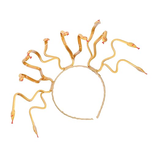 WOFASHPURET Halloween Cosplay Medusa Schlangen Haarreif Damen und Kostüm Zubehör Leichtes Langlebiges Party Headband für Fasching Karneval und Bühnenauftritte WOFASHPURET Halloween Cosplay Medusa Schlangen Haarreif Damen und Kostüm Zubehör Leichtes Langlebiges Party Headband für Fasching Karneval und Bühnenauftritte von WOFASHPURET