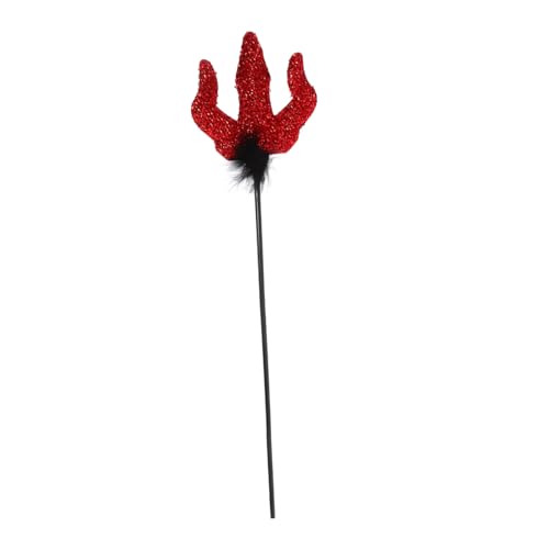WOFASHPURET Glitzernde Teufelsgabel Halloween Style Cosplay Handstock Leichte Und Tragbare Requisiten Für Halloween-Partys Kostüme Und Dekorationen Für Erwachsene WOFASHPURET Glitzernde Teufelsgabel Halloween Style Cosplay Handstock Leichte Und Tragbare Requisiten Für Halloween-Partys Kostüme Und Dekorationen Für Erwachsene von WOFASHPURET