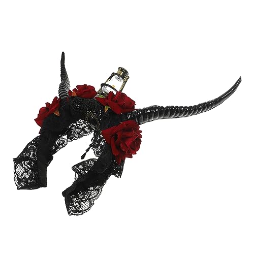 WOFASHPURET Halloween Haarband Antilopenhorn Kopfschmuck Cosplay Damen Zubehör Für Gothic Und Partys Für Halloween Und Karneval Einzigartiges Haaraccessoire Für Looks von WOFASHPURET