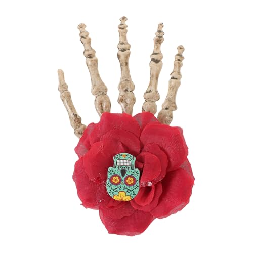 WOFASHPURET Halloween Haarschmuck Damen Goth Hand Haarklammer Gruseliges Accessoire Party Cosplay Festlicher Haarschmuck für Halloween und Alltag WOFASHPURET Halloween Haarschmuck Damen Goth Hand Haarklammer Gruseliges Accessoire Party Cosplay Festlicher Haarschmuck für Halloween und Alltag von WOFASHPURET