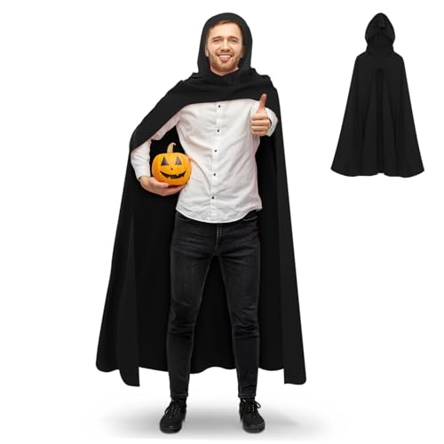 WOFASHPURET Halloween Kostüm Umhang Halloween Hexenumhang Länge Ponchos Capes Halloween Zauberer Robe Kostüme Cosplay Kostüm Cape Umhang Mit Kapuze Reaper Up Fantasy Teufel Kapuze Polyester WOFASHPURET Halloween Kostüm Umhang Halloween Hexenumhang Länge Ponchos Capes Halloween Zauberer Robe Kostüme Cosplay Kostüm Cape Umhang Mit Kapuze Reaper Up Fantasy Teufel Kapuze Polyester von WOFASHPURET