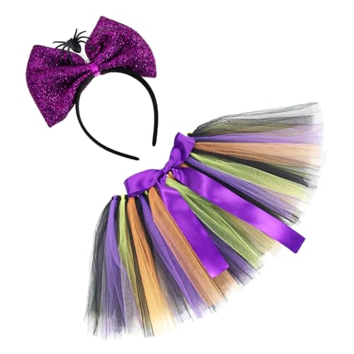 WOFASHPURET Halloween Mädchen Kostüm Tüllrock Spinnen Haarreif Cosplay Party Kleid für Foto Halloween Karneval Fest WOFASHPURET Halloween Mädchen Kostüm Tüllrock Spinnen Haarreif Cosplay Party Kleid für Foto Halloween Karneval Fest von WOFASHPURET