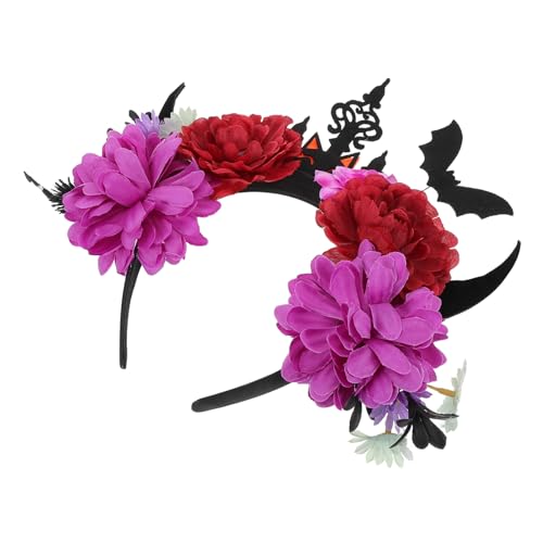 WOFASHPURET Halloween Stirnband mit Dämonenhörnern und Fledermaus Design Leichtes Komfortables Haarband für Damen für Halloween Cosplay und Dunkle Motto Partys WOFASHPURET Halloween Stirnband mit Dämonenhörnern und Fledermaus Design Leichtes Komfortables Haarband für Damen für Halloween Cosplay und Dunkle Motto Partys von WOFASHPURET