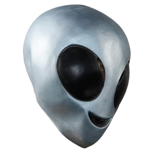 WOFASHPURET Halloween-partyzubehör Grusel Horror-party-requisiten Et-kostüm Alien-maske Masken Dekorative Latexmaske Alien-kostümzubehör Cosplay-maske Tiara Emulsion Kleidung Gesichtsmaske von WOFASHPURET