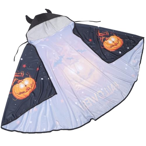 WOFASHPURET Halloween Cosplay Cape Maskerade Kapuzenumhang für Partydekoration Einzigartige Requisite für Hexenkostüme von WOFASHPURET