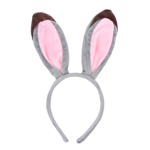 WOFASHPURET Hasenohren Haarreif aus Plüsch für Kostümpartys Leicht und Langlebig für Karneval Halloween und Festlichkeiten für Damen und Erwachsene von WOFASHPURET