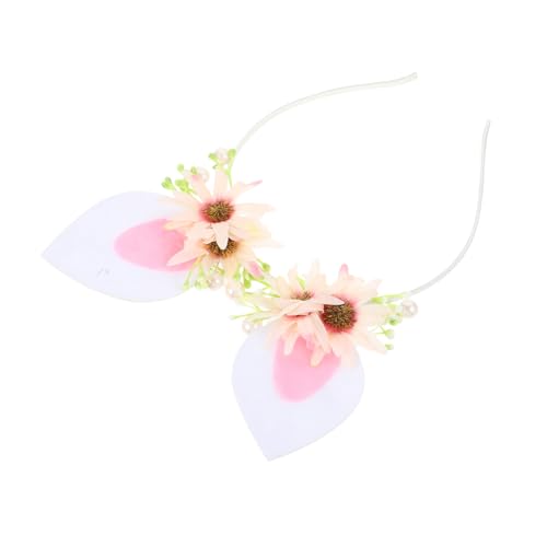 WOFASHPURET Hasenohren Haarreif mit Blumenmotiv Sicheres Weiches Stirnband für Cosplay Karneval Halloween Party Vielseitige Kopfbedeckung für Mädchen und Bequem WOFASHPURET Hasenohren Haarreif mit Blumenmotiv Sicheres Weiches Stirnband für Cosplay Karneval Halloween Party Vielseitige Kopfbedeckung für Mädchen und Bequem von WOFASHPURET